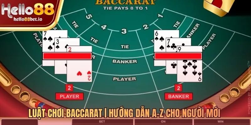 Luật chơi baccarat cơ bản với ba cửa cược chính