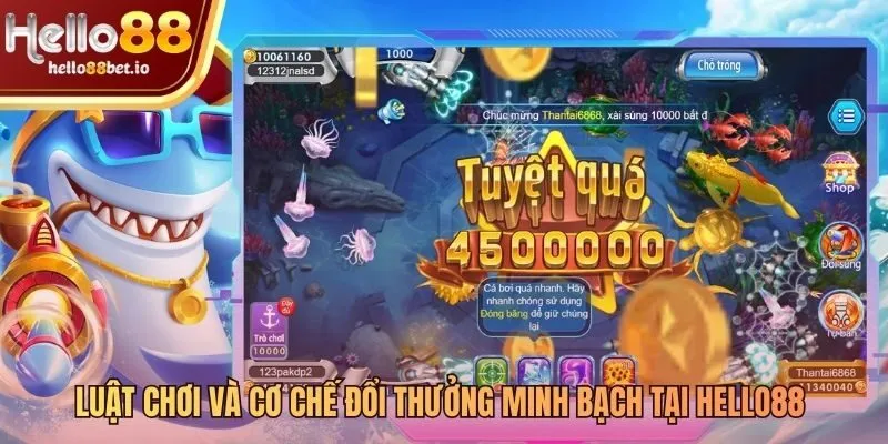 Cơ chế đổi thưởng minh bạch đảm bảo quyền lợi người chơi